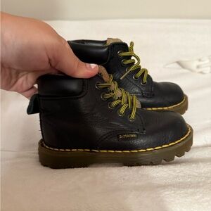 Dr. Martens Black Kids Boots